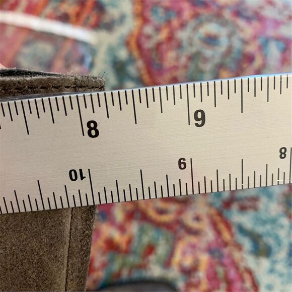 Born Felicia Women's Gray Suede Knee High Riding Boots Size 7.5 WIDE CALF - Picture 10 of 10